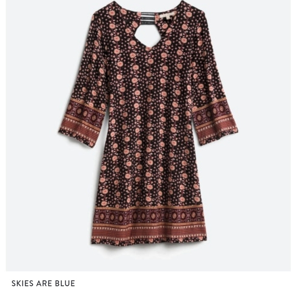 Skies Are Blue Dresses & Skirts - Skies are blue floral pattern mini dress - medium